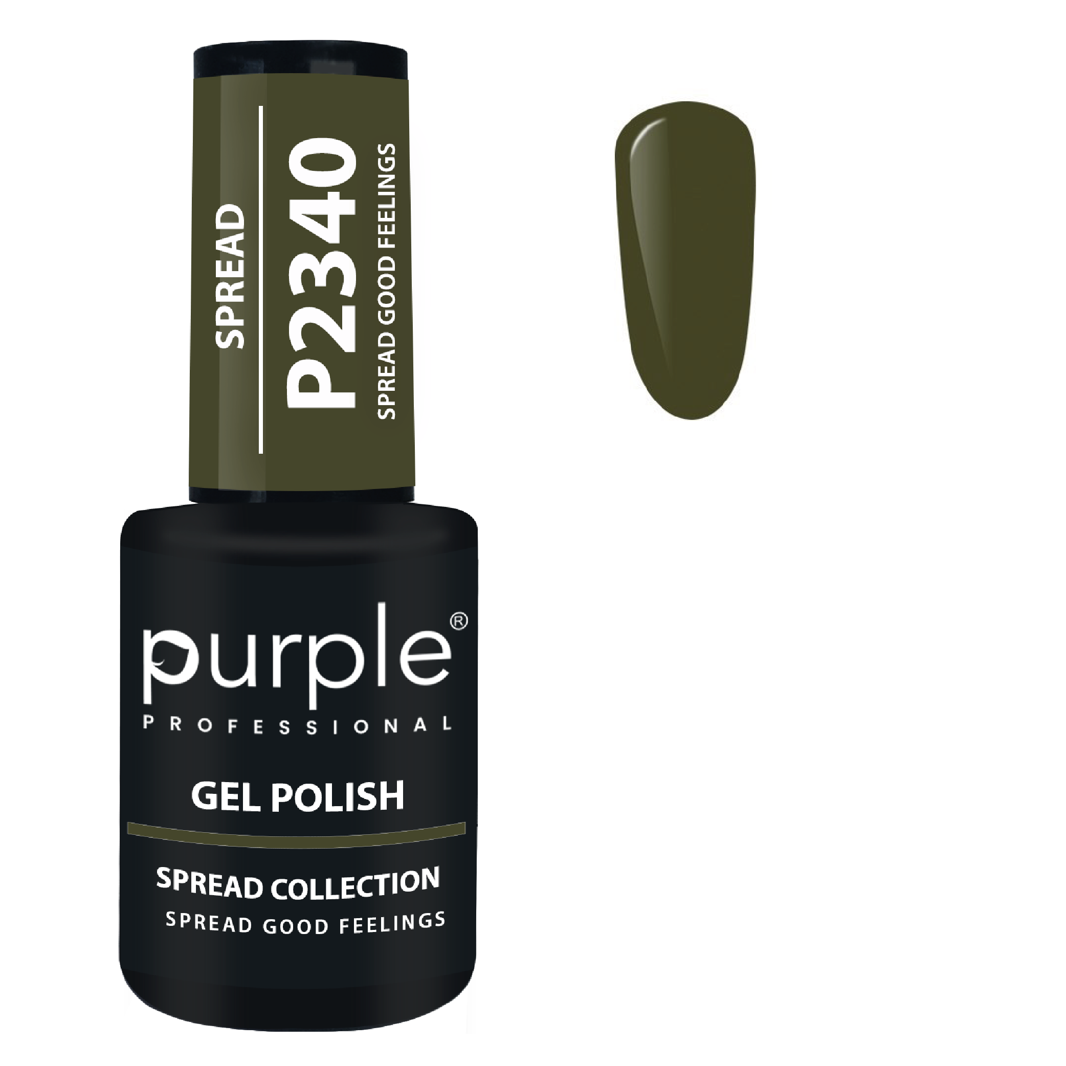 PURPLE - Verniz Gel Verdes 10ml Spread Good Feelings - P2340